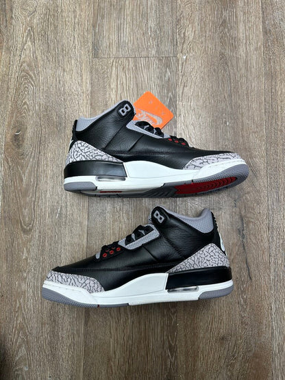 New Jordan 3 Black Cement Reimagined sz.7.5