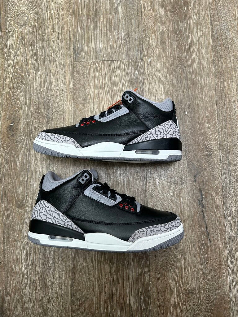New Jordan 3 Black Cement Reimagined sz.7.5