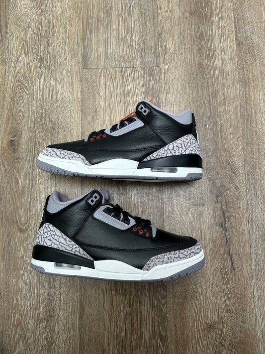 New Jordan 3 Black Cement Reimagined sz.7.5