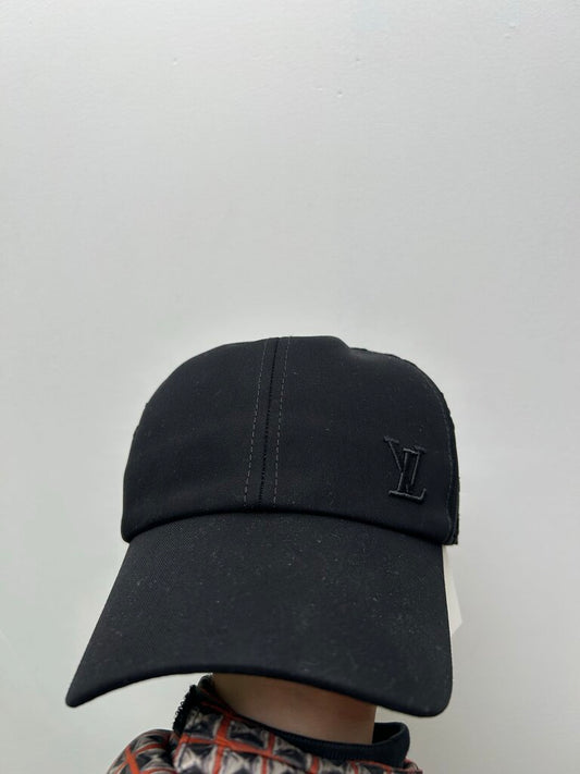 Preowned Louis Vuitton Black Monogram Dad Hat