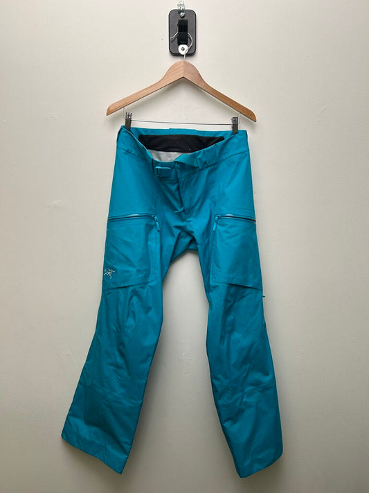 Preowned Arcteryx Cyan Blue Ski Pants sz.M