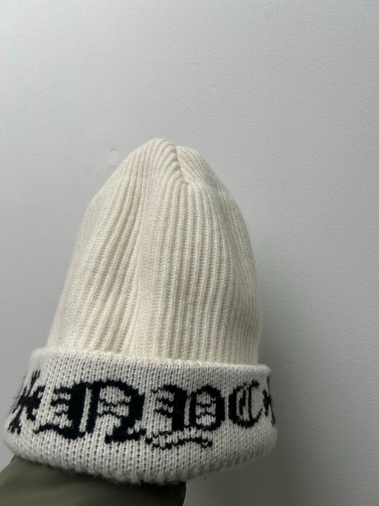 Chrome Hearts Big Daddy Black NYC White Beanie