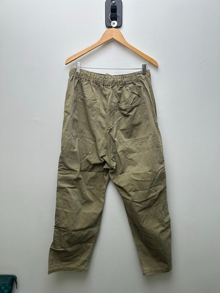 Preowned Kapital Rhinestone Olive Pants size 4