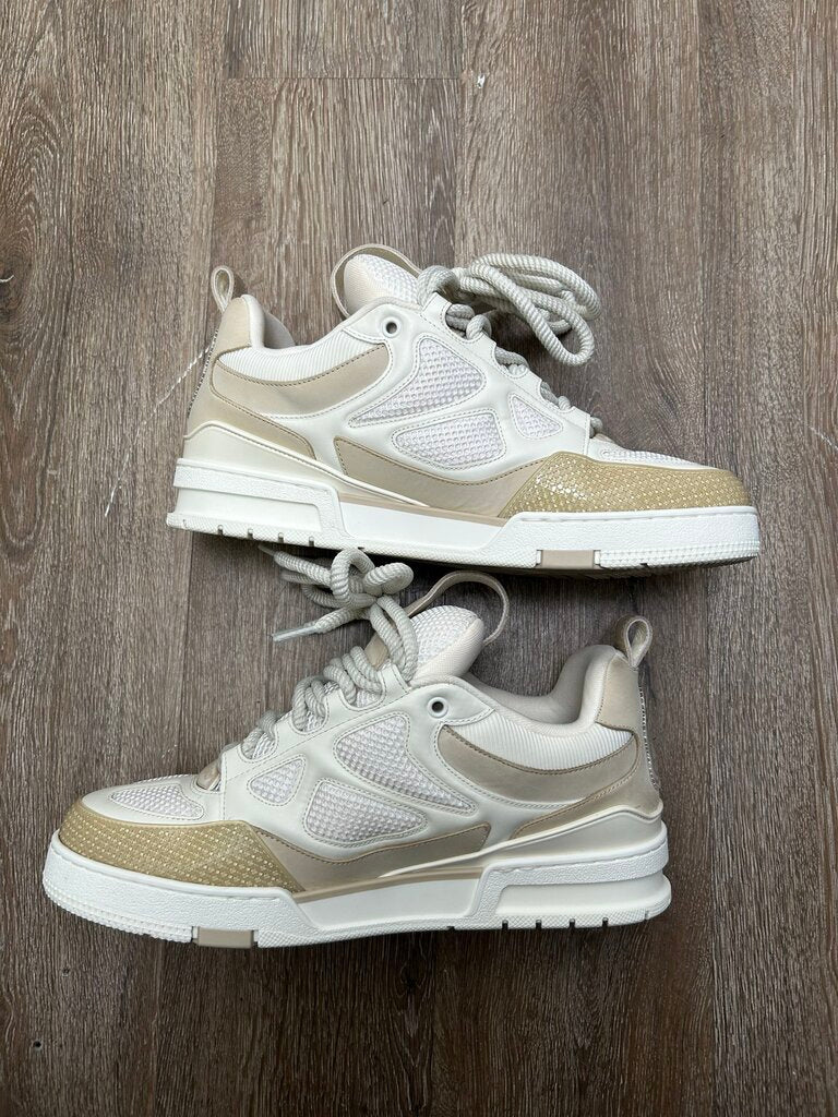 Preowned Louis Vuitton Skate Cream Size 9 (11M)
