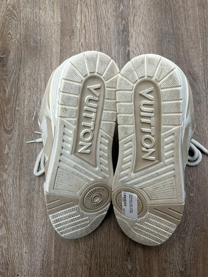Preowned Louis Vuitton Skate Cream Size 9 (11M)