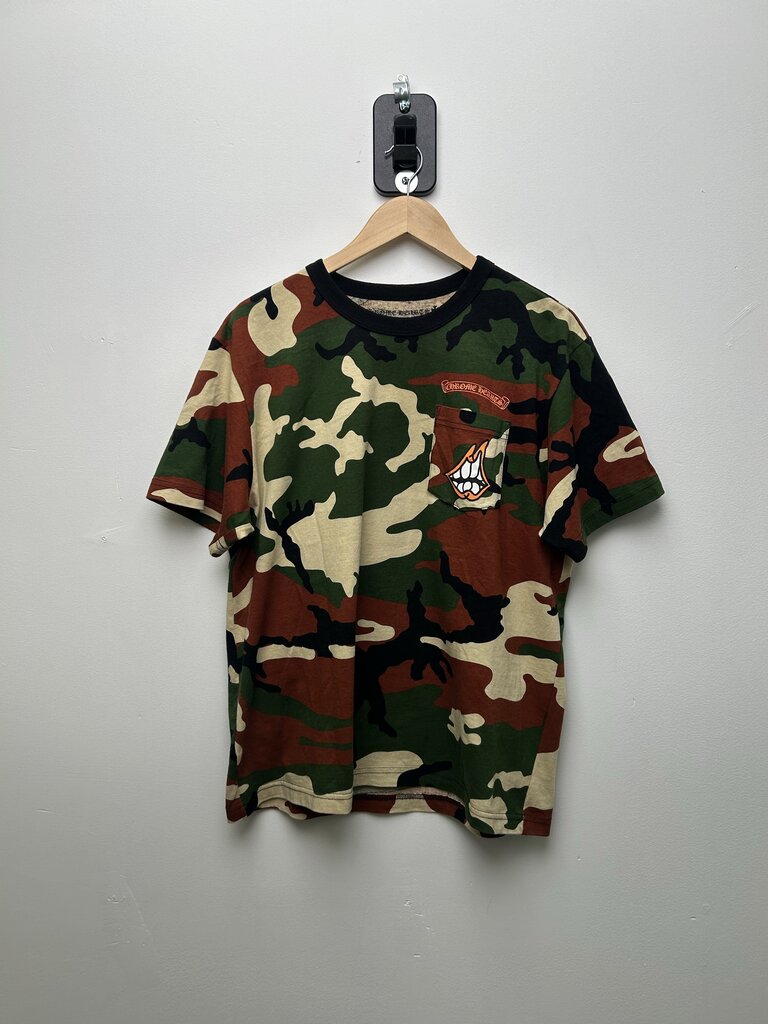 Preowned Chrome Heart Matty Camo Tee size XL