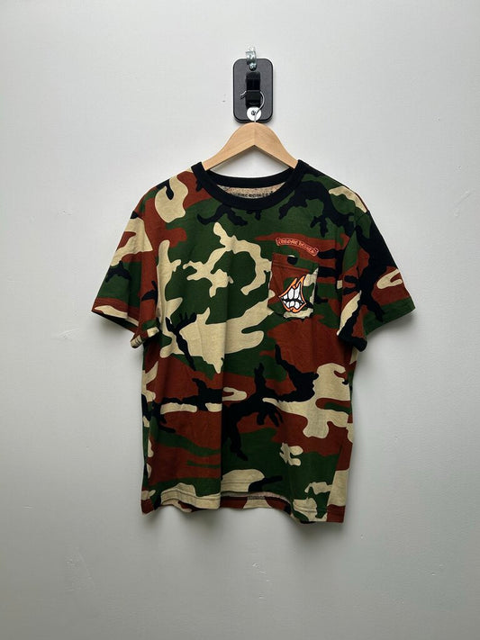 Preowned Chrome Heart Matty Camo Tee size XL