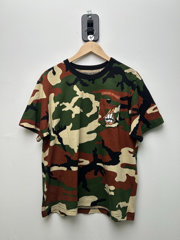 Preowned Chrome Heart Matty Camo Tee size XL