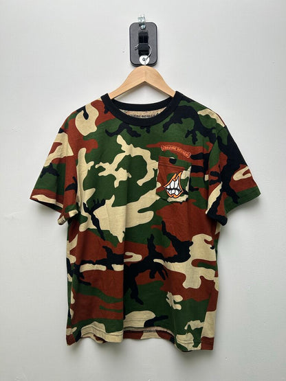 Preowned Chrome Heart Matty Camo Tee size XL