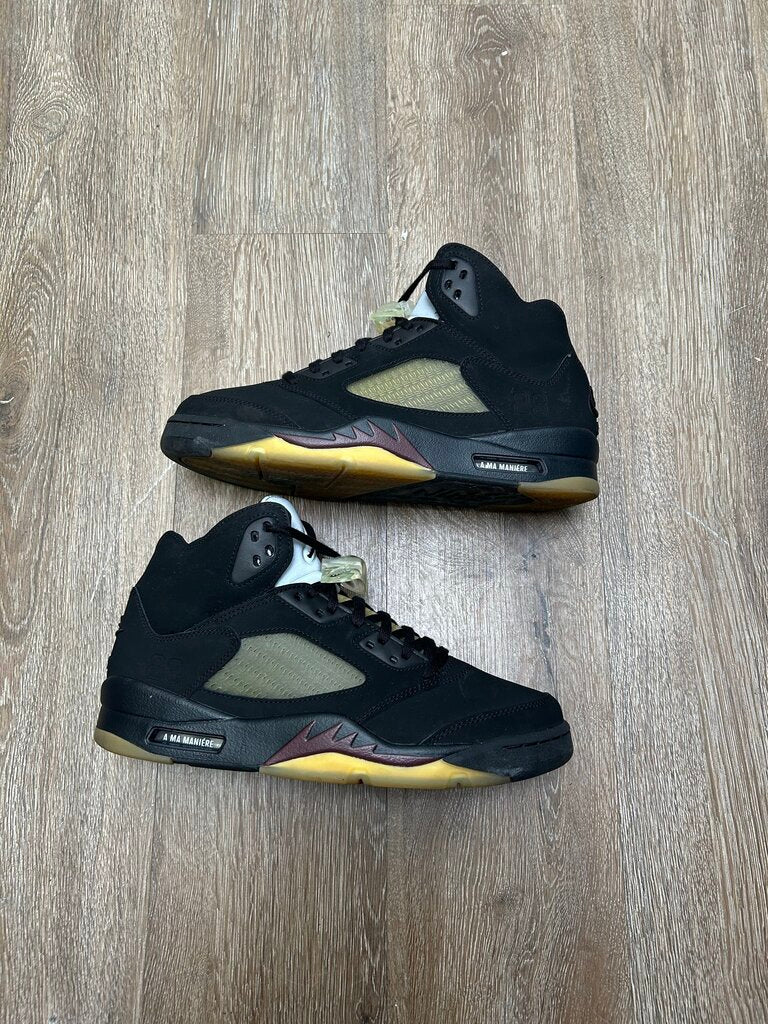 Preowned Jordan 5 A Ma Maniere Black sz.9