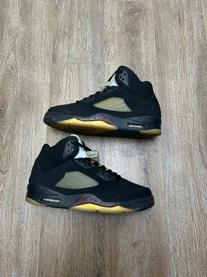 Preowned Jordan 5 A Ma Maniere Black sz.9