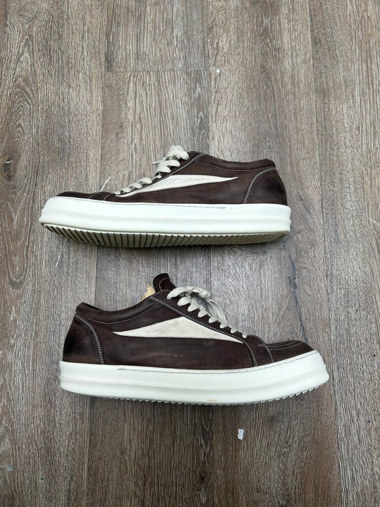 Preowned Rick Owens Brown Suede Vans sz.44