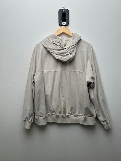 Preowned Rick Owens White Natural Zip Size XL