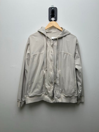 Preowned Rick Owens White Natural Zip Size XL