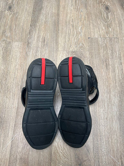 Preowned Prada Americas Cups Back High Top Size 10