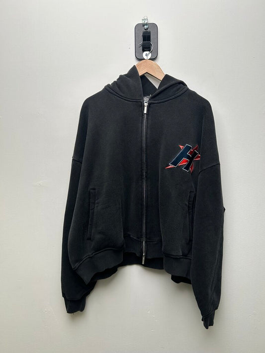 New HMDD Black H Star Hoodie Size Medium