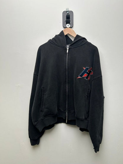 New HMDD Black H Star Hoodie Size Medium
