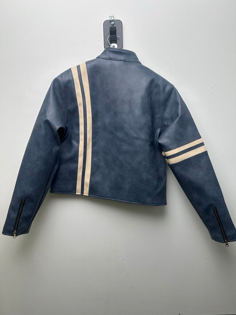 New 74 is War Navy Cream Racer Jacket sz.L