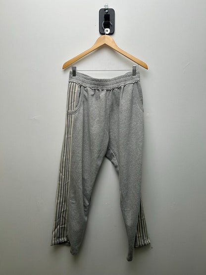 Preowbned GV Gallery Grey Stripe Sweatpants size M