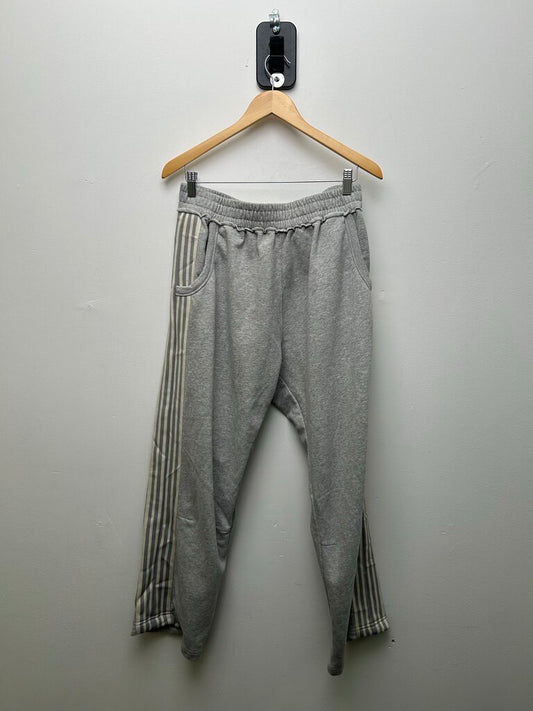 Preowbned GV Gallery Grey Stripe Sweatpants size M
