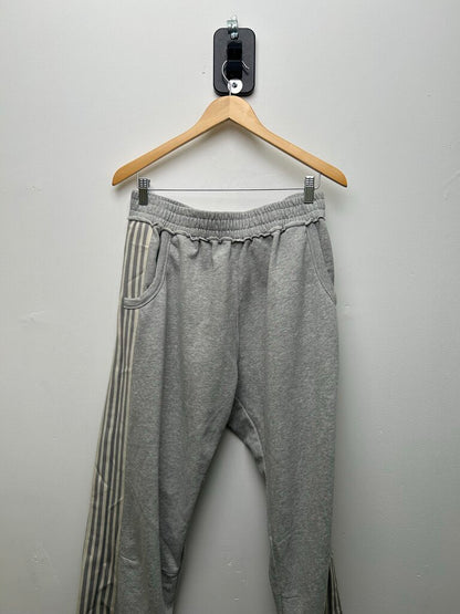 Preowbned GV Gallery Grey Stripe Sweatpants size M