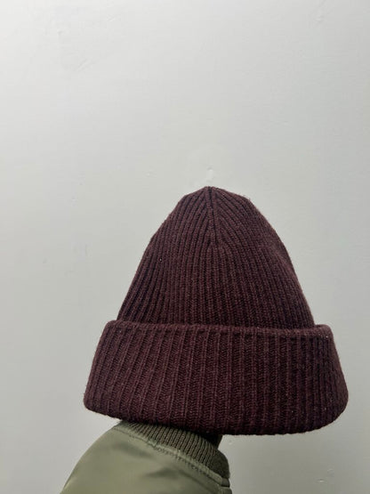 Preowned Chanel Maroon Beanie