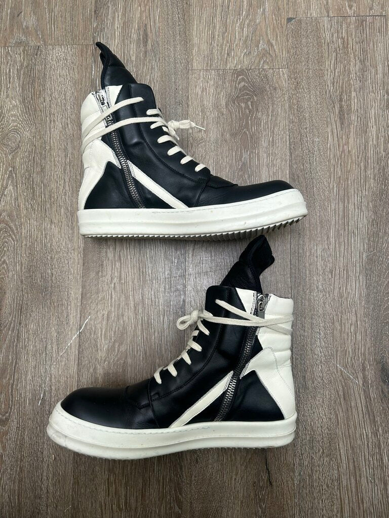 Preowned Rick Owens Geobasket Black Milk sz.44