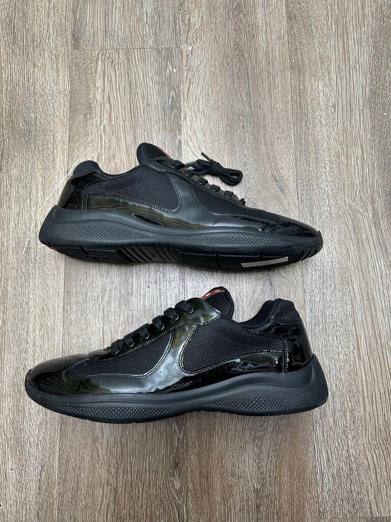 Preowned Prada American Cup Triple Black size 11(13)(no box)