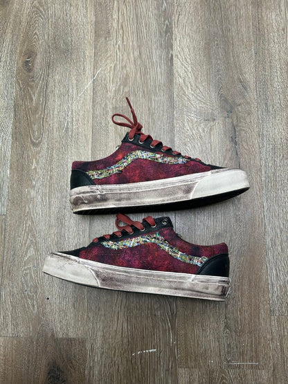 Preowned Vans Souvenir Burgundy size 9