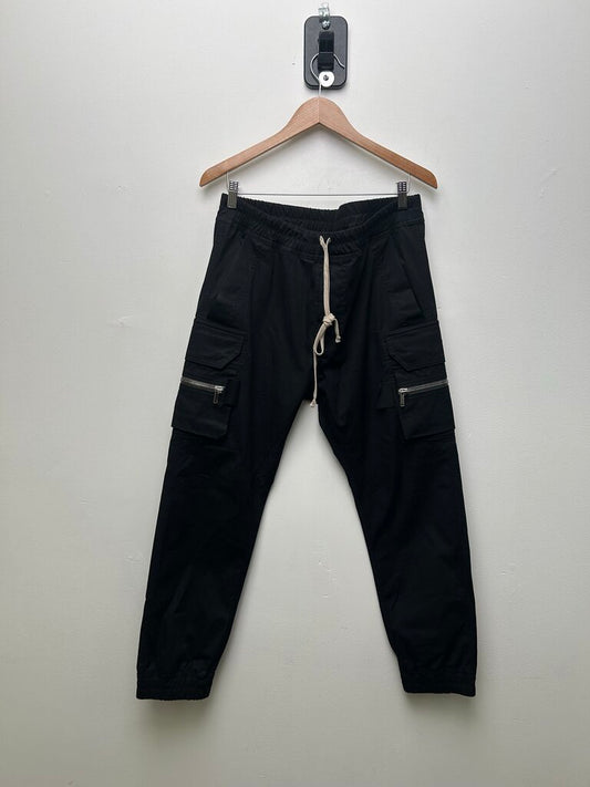 Preowned Rick Owens Mastodon Black Cargo size S