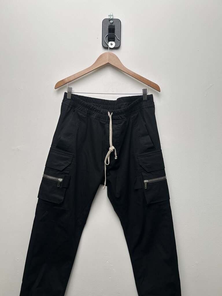 Preowned Rick Owens Mastodon Black Cargo size S