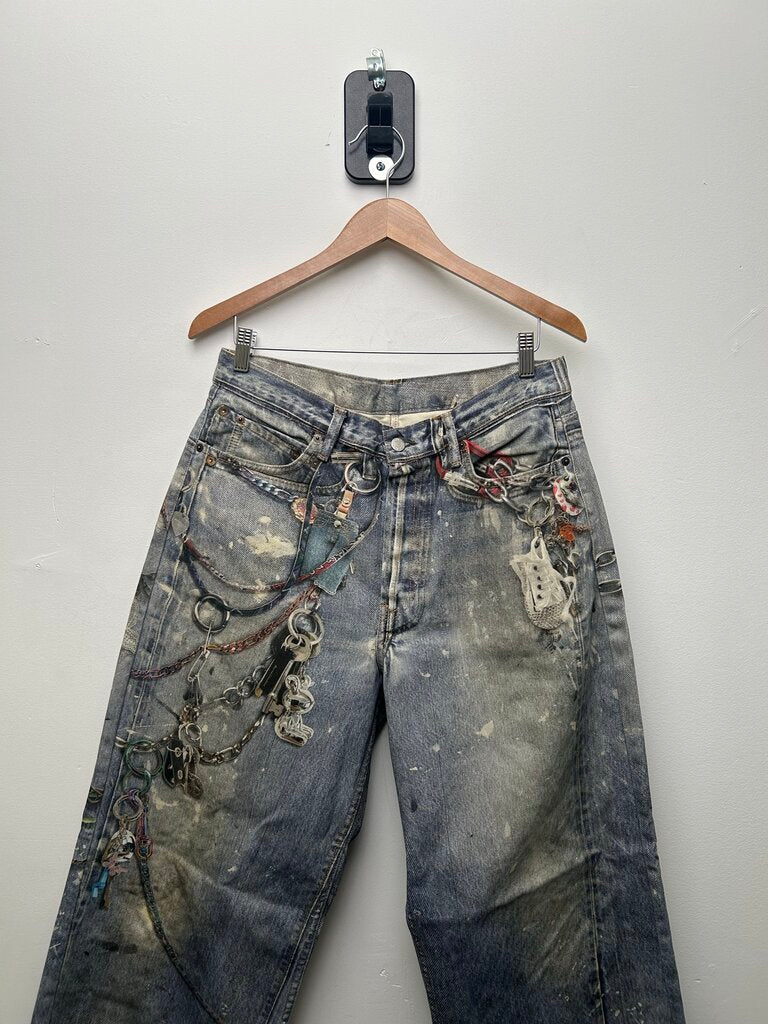 ACNE Chain Lightwash Denim size 48(32)