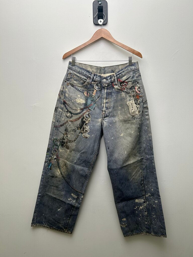 ACNE Chain Lightwash Denim size 48(32)
