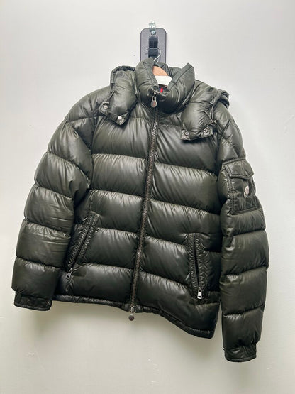 Preowned Moncler Olive Puffer Size 3