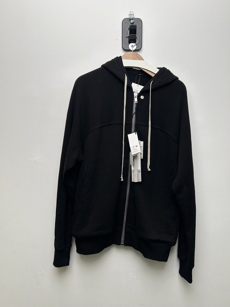 New Rick Owens Black "windbreaker" Zip Up Size Medium