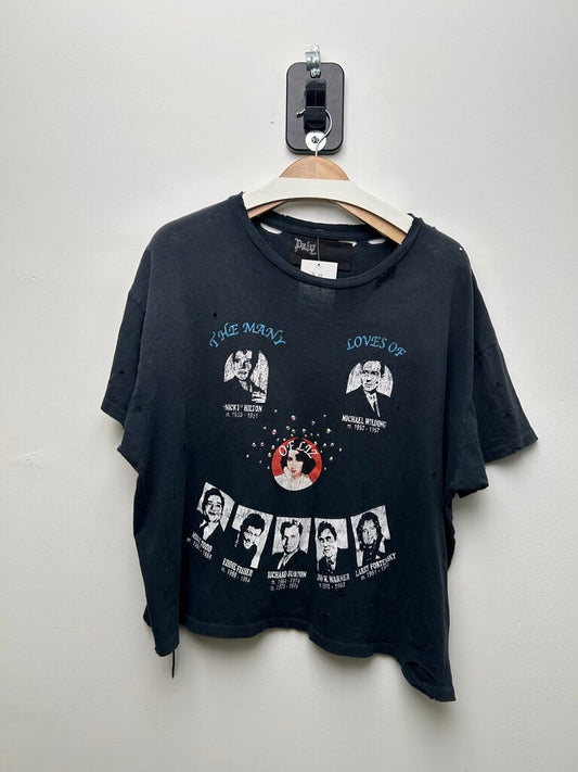 Preowned Paly loves of liz Grey Tee size S