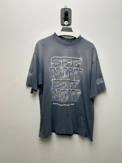 Preowned Balenciaga Stone Cold Tee Size Large