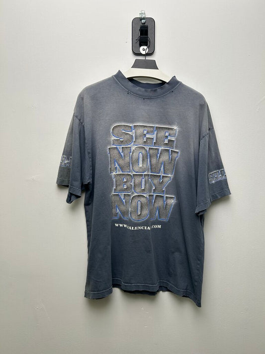Preowned Balenciaga Stone Cold Tee Size Large