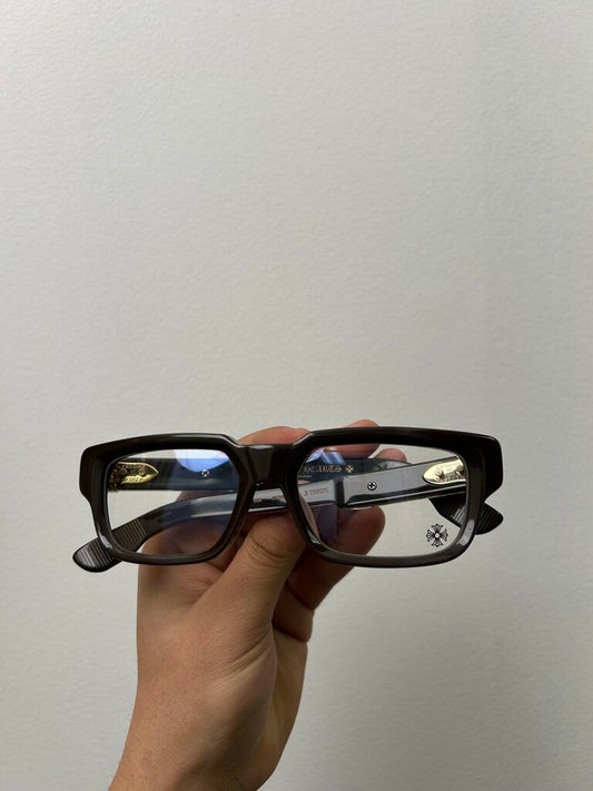 Chrome Heart 2 Thick Brown Gold Frame