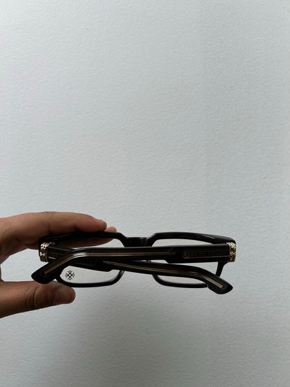 Chrome Heart 2 Thick Brown Gold Frame