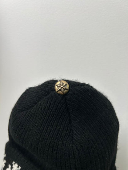 Chrome Heart Big Daddy Black White Beanie