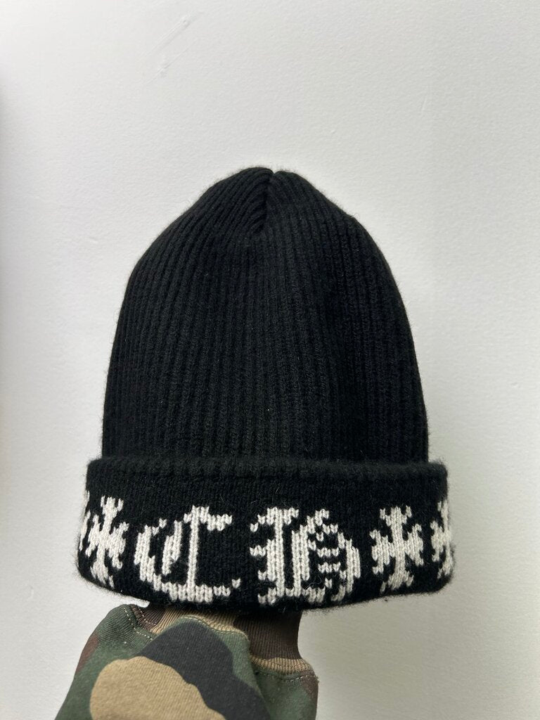 Chrome Heart Big Daddy Black White Beanie