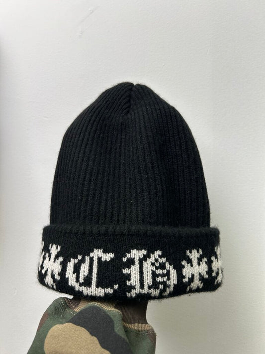 Chrome Heart Big Daddy Black White Beanie