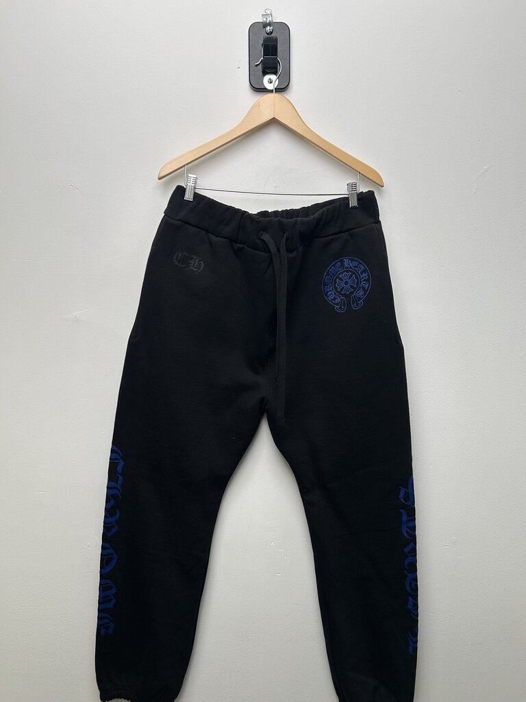 New Chrome Heart Black Blue Sweatpants size XL