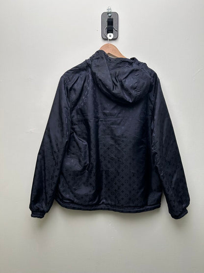 Preowned Louis Vuitton Navy Monogram Windbreaker size 52(L/XL)