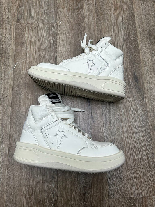 Preoned Rick Owens Converse Turbopwn White High Size 9