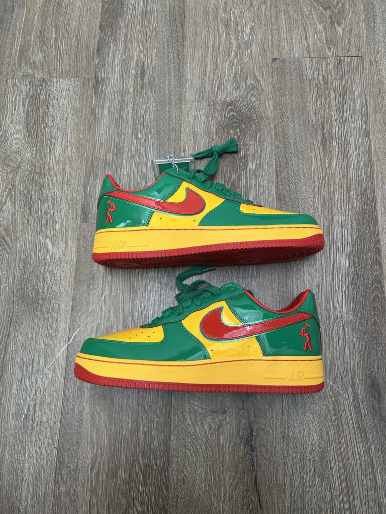 New Nike AF1 Yatchy Concrete Green Yellow red Sz.12.5