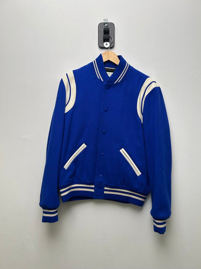 Preoned YSL Teddy Jacket Blue Size 48