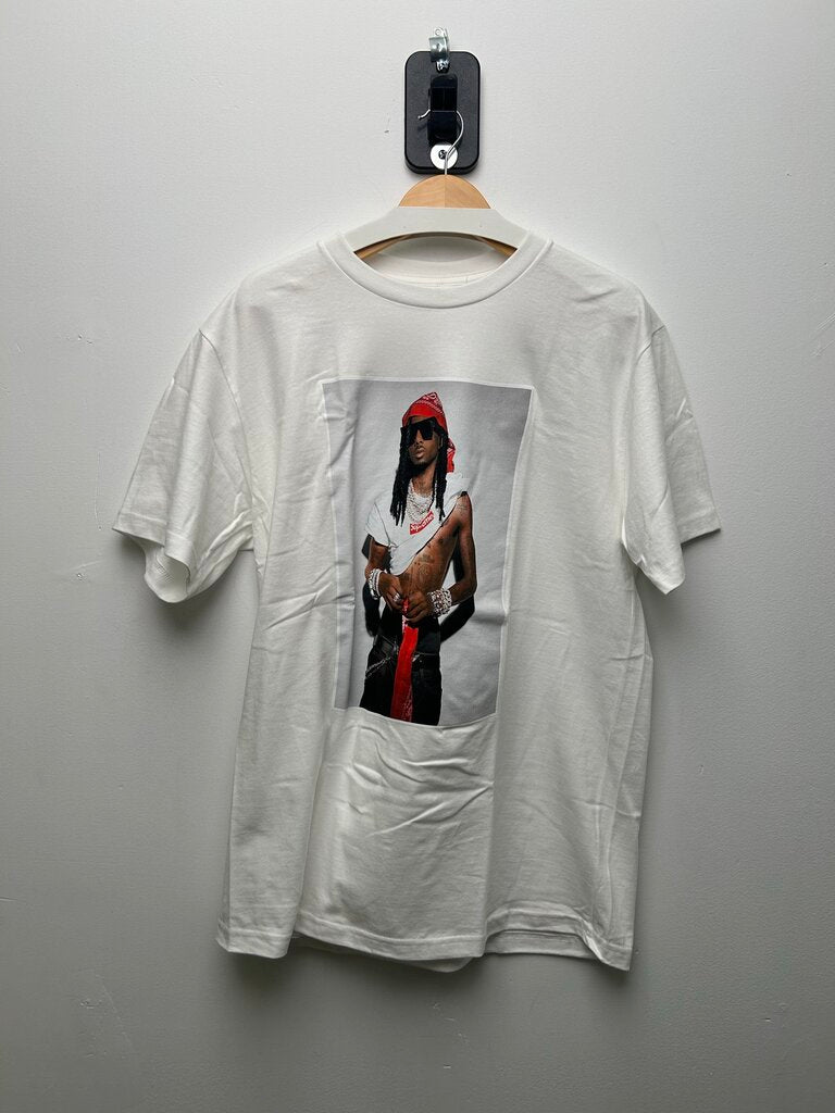 New Supreme Playboi Carti Tee White Size Large