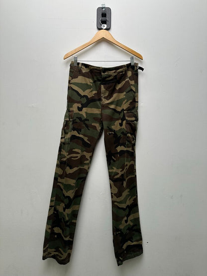 Preowned Balenciaga Camo Slim Cargo sz.48